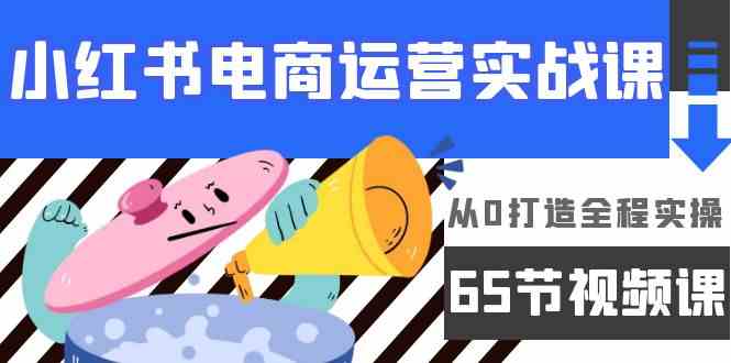 （9724期）小红书电商运营实战课，​从0打造全程实操（65节视频课）-云速度网创