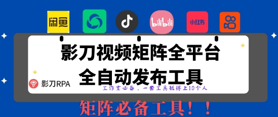 全网最新无人值守全平台自动发布矩阵rpa工具，日发1000条内容【揭秘】-云速度网创