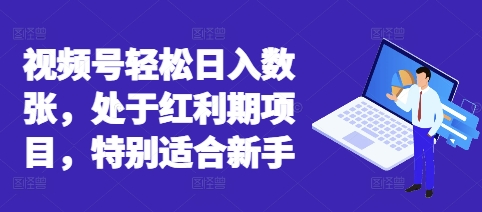 视频号轻松日入数张，处于红利期项目，特别适合新手-云速度网创