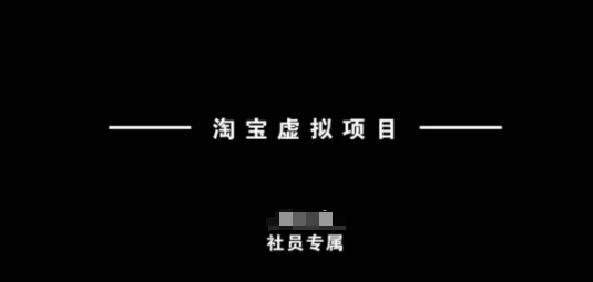 淘宝虚拟项目，从理论到实操，新手也能快速上手-云速度网创